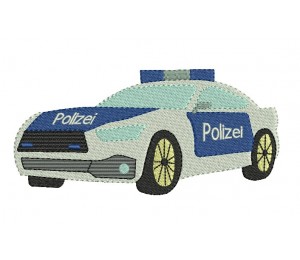Stickdatei - Polizeiauto